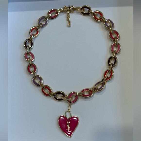 Upcycled ♻️ YSL zipper pull Necklace - Picture 6 of 7